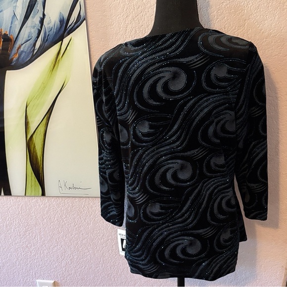 women’s glitter shirt size XL - Picture 4 of 7